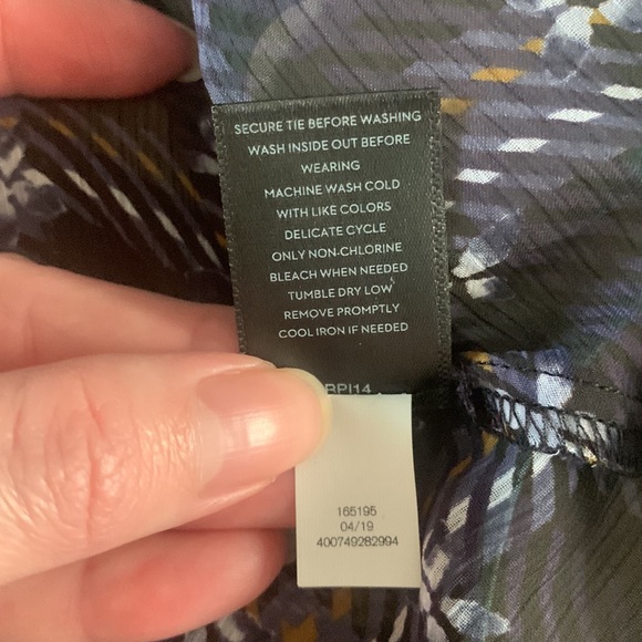 Simply Vera Wang hi-lo floral plaid dress M - Picture 10 of 13